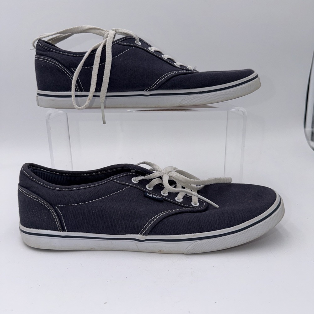 Vans Lace Up‎ Sneakers Navy Women's 9.5 Preowned